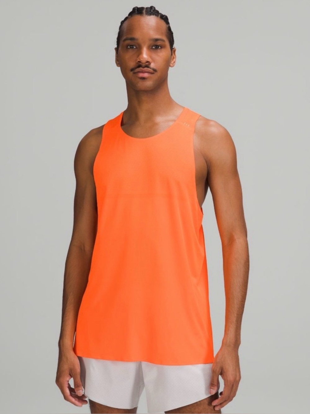 Lululemon Fast & Free Running Tank Men’s Medium Neon Orange Singlet MSRP $68